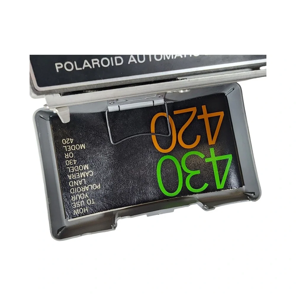Polaroid‎ 420 Automatic Land Camera Vintage Set with Case Flashcubes Manual